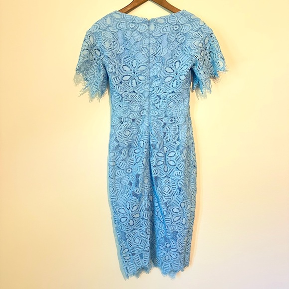 Lela Rose Blue Lace Dress Bridal Gowns Lela Rose Blue Lace Dress Lela Rose,  The Brighton